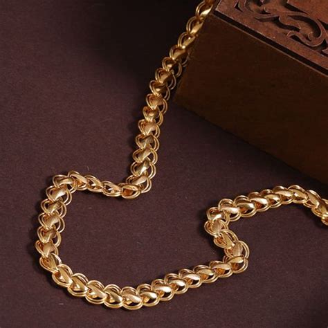 Buy 22k Plain Gold Chain For Men At Mens Gold Jewelry
