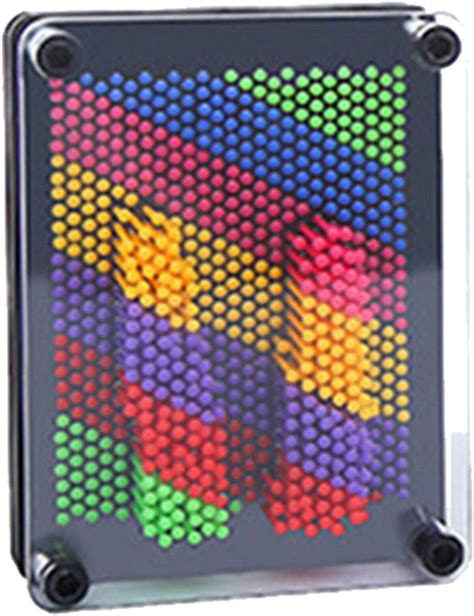Kids Pin Art Toy 3d Pin Art Board Rainbow Designfun Face Impression