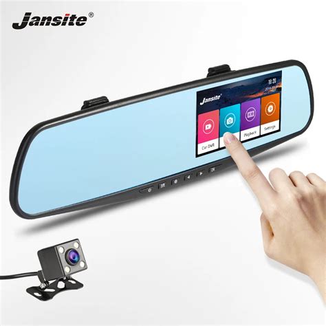 Jansite Car DVR Dashcam Dual Lens Touch Screen Car Camera Video