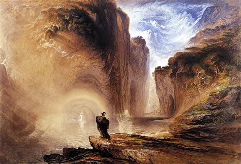 John Martin Classic Art Painting Manfred And The Alpine Witch Artwork 2262x1544 Wallpaper