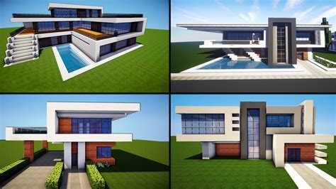 Minecraft 30 Awesome Modern House Ideas Tutorial Download 2016