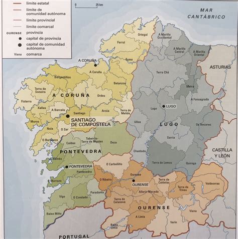 Un recorrido semanal por la comunidad autónoma de galicia, españa. ¿Cuáles son las provincias de Galicia?