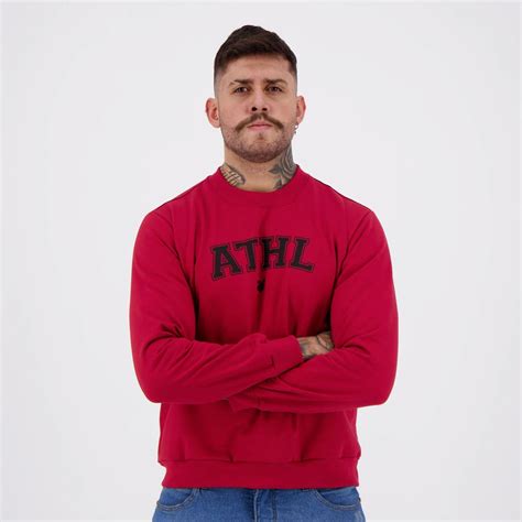 No site oficial do athletico paranaense você encontra: Moletom Athletico Paranaense Vermelho - FutFanatics