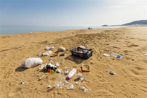 Garbage On A Beautiful Beach Photograph By Iordanis Pallikaras Fine