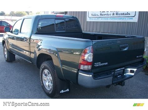 2009 Toyota Tacoma V6 Double Cab 4x4 In Timberland Green Mica Photo 9