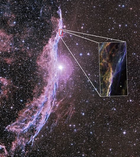 Esa A Hightened Section Of The Witchs Broom Nebula