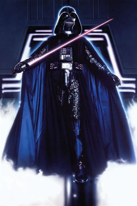 Darth Vader Star Wars Character Art Movie Poster Illustration Art