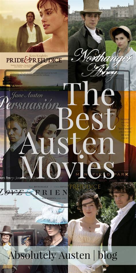 The Best Austen Movies Jane Austen Movies British Movies Good Movies
