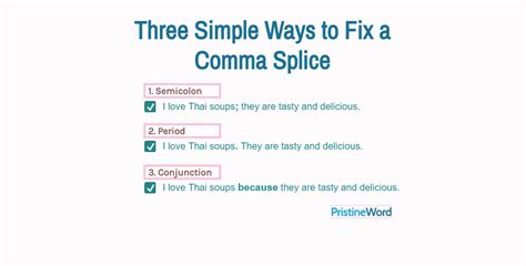 Comma Splicethree Simple Ways To Fix It