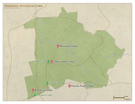 Marakele Np Map Detailed Map Of Marakele National Park