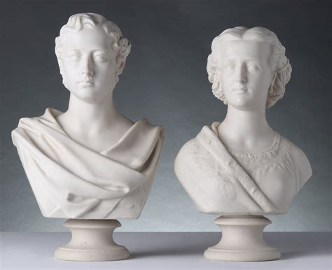 46 Copeland Parian Busts Prince And Princess Of Wales 1863