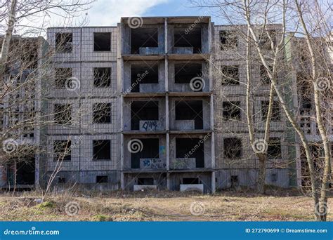 Abandoned And Unfinished Apartment Building Stock Image Image Of