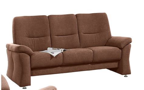 2 & 3 sitzer sofa online finden: 3-Sitzer Sofa in braun 28100046-1 - Wohnwelt von Harten