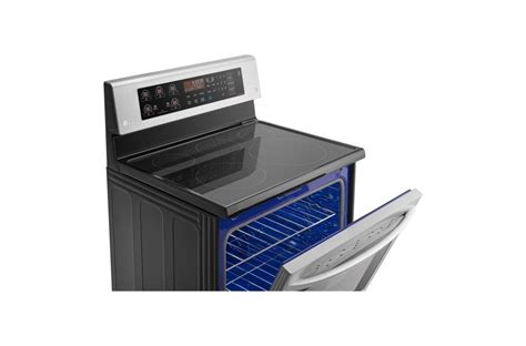 lg lre3193st 6 3 cu ft electric single oven range with true convection and easyclean® lg