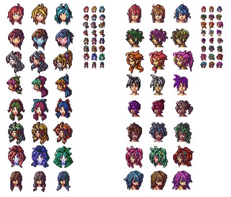 Rpg Maker Face Set Icons Girls And Boys By Spritemight On Deviantart