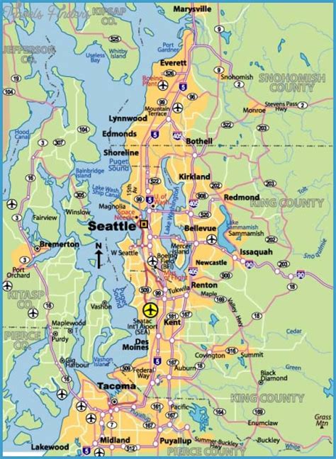 Seattle Subway Map Travelsfinderscom