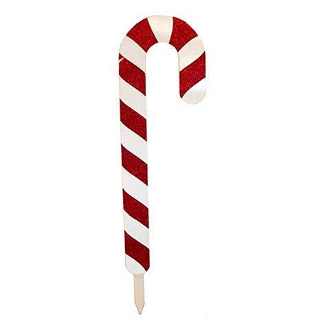 Christmas Candy Cane Wooden Yard Stake-28" - Walmart.com - Walmart.com