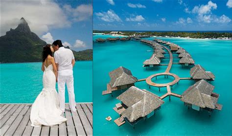Honeymoon Spotlight Four Seasons Bora Bora A Realistic