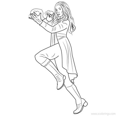 Scarlet Witch Coloring Pages Coloring Pages
