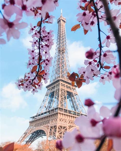 Eiffel Tower In Spring 🌸🌸🌸 Pic By Saaggo Bestplacestogo For A