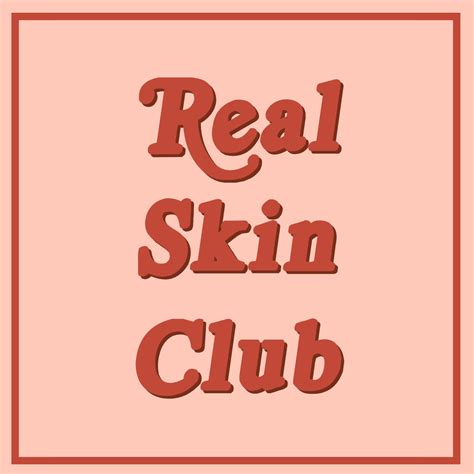 Real Skin Club The Skin Positivity T Shop Launch