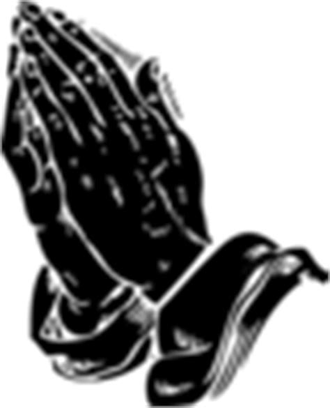 Praying Hands Black Clip Art at Clker.com - vector clip art online