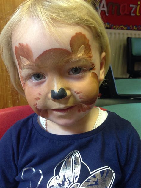 Teddy Bear Face Painting