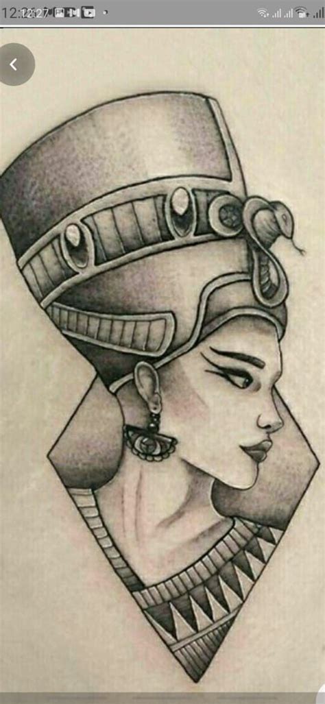 Pin By Akeem Hartman On Tattoo Nefertiti Tattoo Egyptian Tattoo