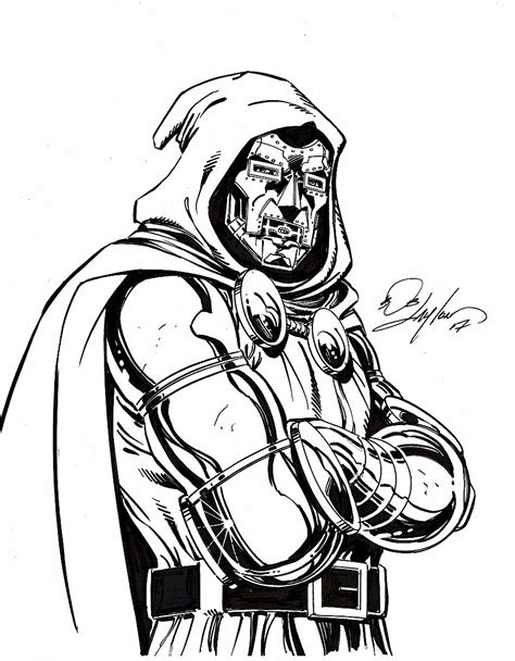 Dr Doom Drawing Free Download On Clipartmag