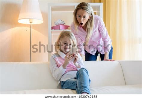 Mom Shocked By What She Sees Stock Photo Shutterstock