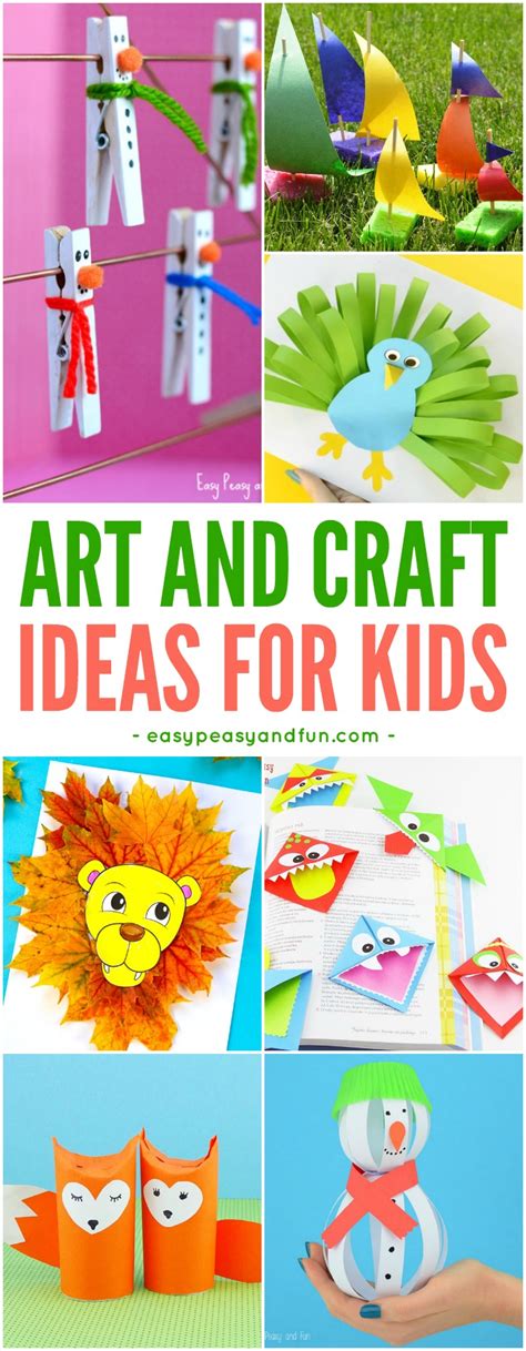 Crafts For Kids Tons Of Art And Craft Ideas For Kids To Make Easy