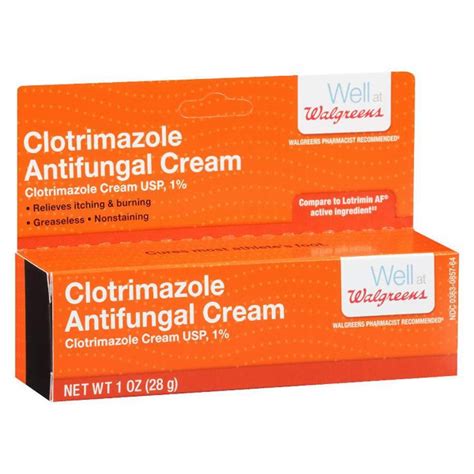 Walgreens Clotrimazole 1 Athletes Foot Cream 1source
