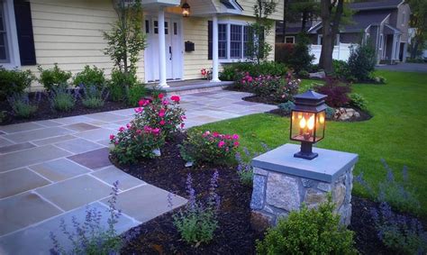 Entryways, Steps and Courtyard - Massapequa, NY - Photo ... Check out these smart ideas for creating multilevel landscaping.