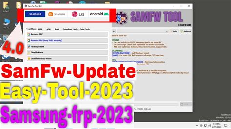 Samfw Tool Update Samsung Firmware Downloader Tool Samsung Frp Bypass New Tool Free