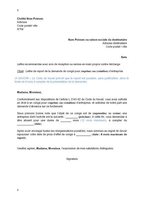 Lettre Remise En Main Propre Contre Décharge Signification Exemple De