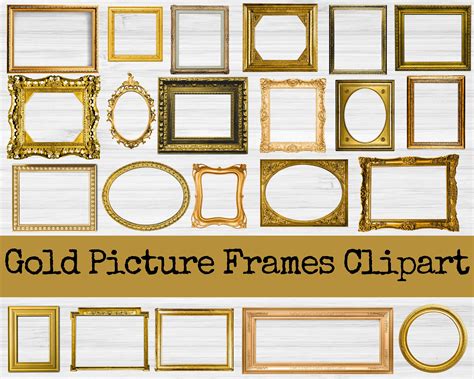 Vintage Gold Frame Png