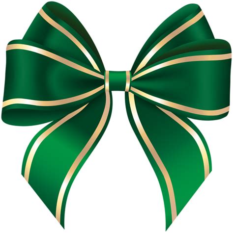 Green Gold Bow Decoration Png Clipart Gallery Yopriceville High