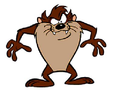 Tasmanian devil in full growth fauna tasmania. Taz Devil Cartoon - Cliparts.co