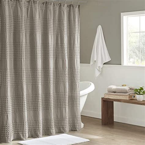 Madison Park Arlo 100 Cotton Shower Curtain Texture