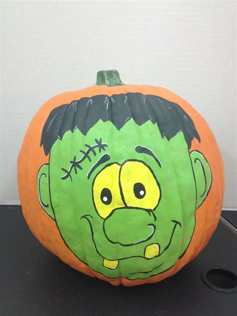 Pumpkin Painting Ideas Frankenstein Ideasqc