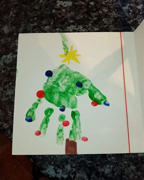 Christmas Tree Hand Print Craft For Toddlers Amy Donaghey My Bored