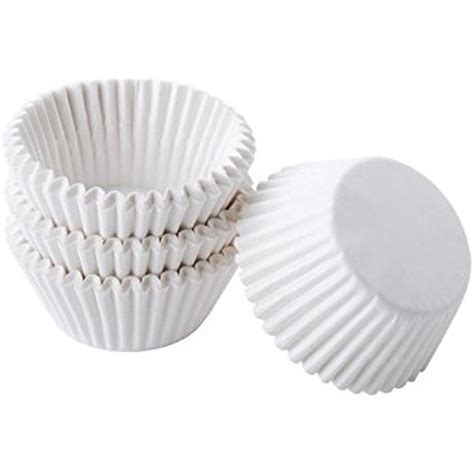 Pcs White Muffin Cupcake Paper Disposable Baking Cups Cases Sweet