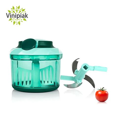 Manual Hand Pull Food Chopper Large Capacity Slicer Kitchen Onion