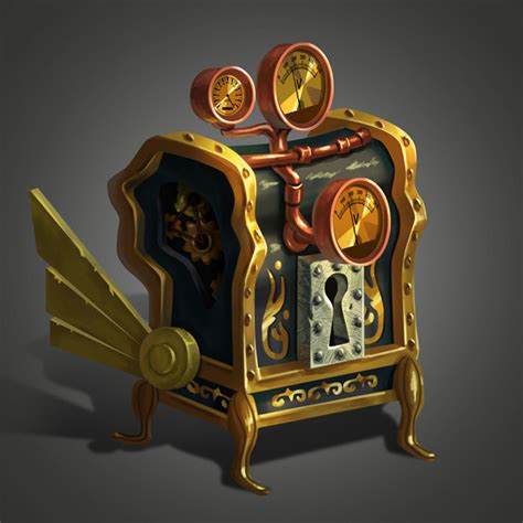 Artstation Steampunk Chest