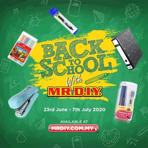 Find your wide range of household products with mr.diy. MR DIY Online Back To School Promotion (23 June 2020 - 7 ...