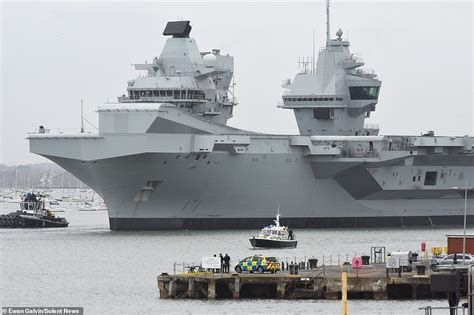 The mighty props from the hms prince of wales are now gone, salvagers have blown them off the hull and removed them Royal navy's newest aircraft carrier the £3.1bn HMS Prince ...