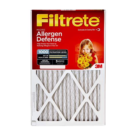 3m Filtrete 4 Pack Ac Furnace Air Filter 16x25x1 Mpr 1000 Micro