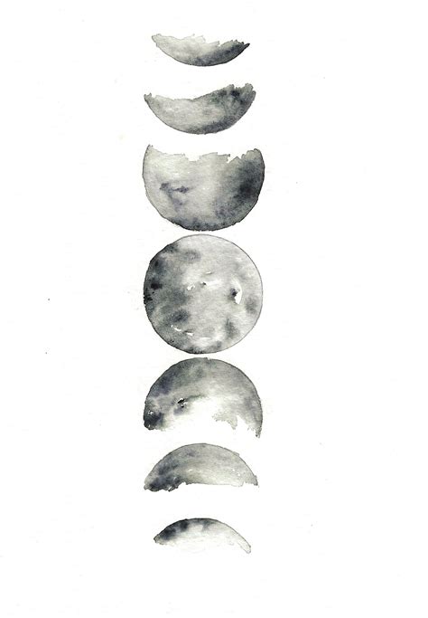 Moon Phases Drawing At Explore Collection Of Moon