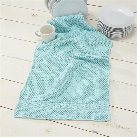 Ravelry Slip Stitch Dish Towel Pattern By Willow Yarns Design Team