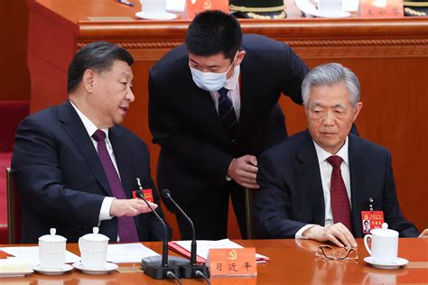 Xi Jinpings Predecessor Being Led Out Of Party Congress Divides Internet